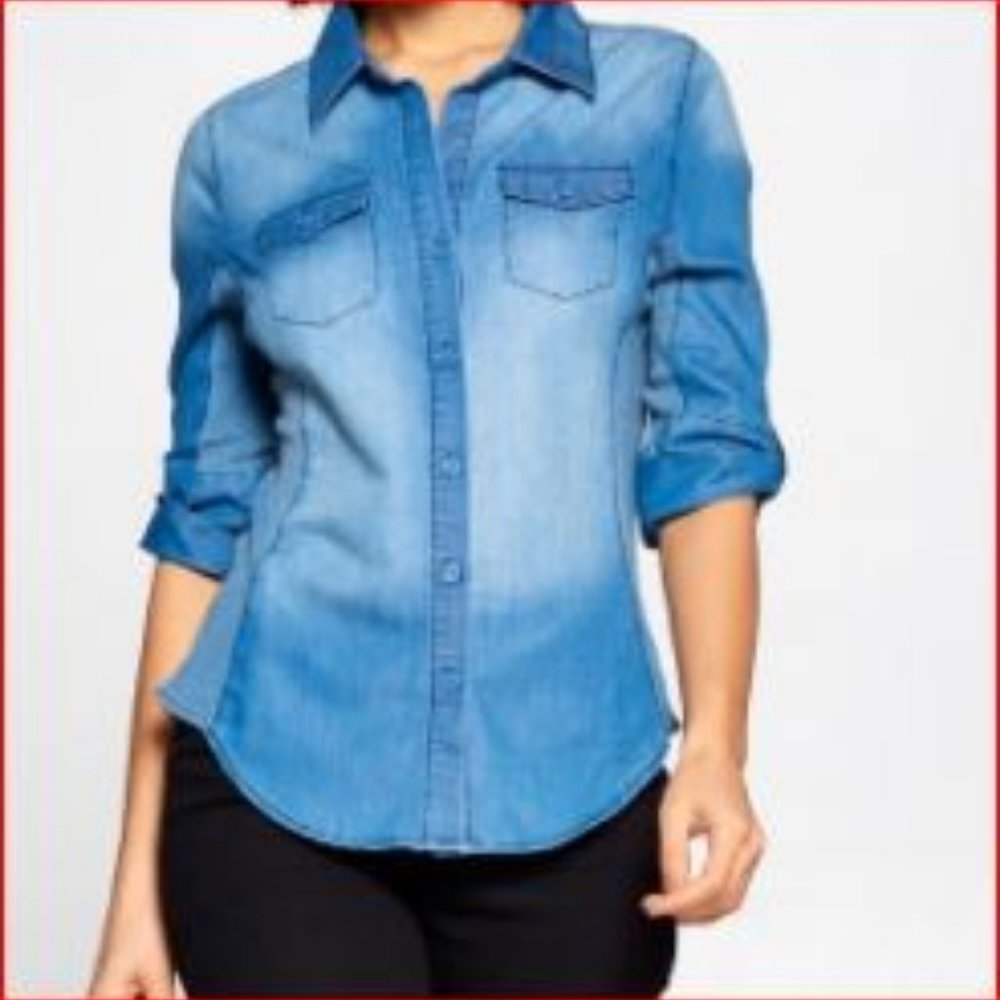 Chambray Top